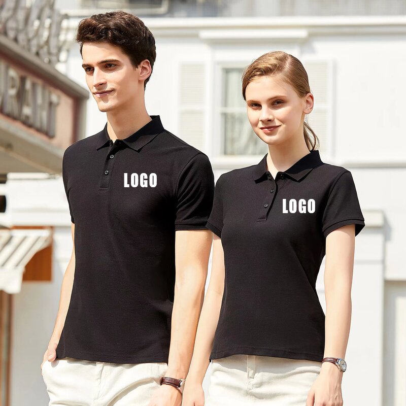 Men's Polo Shirts Factory - Customized Logo Short Sleeve Cotton Pique