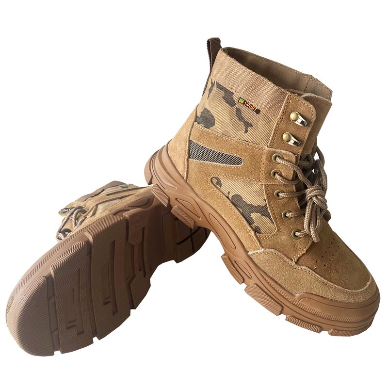 Custom Logo Safety Shoe Factory - Durable Rubber Sole Industrial Hiking