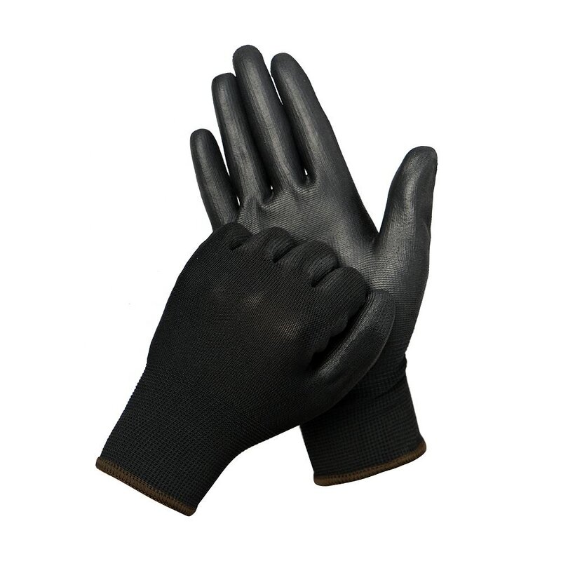 13 Gauge Polyester Gloves Manufacturer - PU Dipping EN388 Certified
