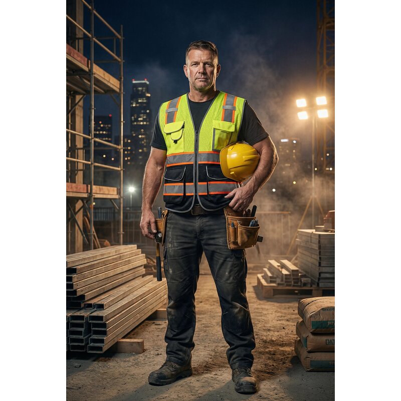 High-Vis Mesh Safety Vest Factory - ANSI/ISEA 107-2020 Color-Block