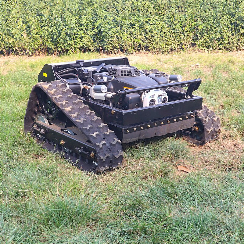 Remote Control Lawn Mower Supplier - Automatic Crawler Farm Mower