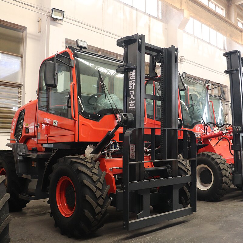 Rough Terrain Forklift Supplier - CE ISO 3.5-5 Ton 4x4 Forklift