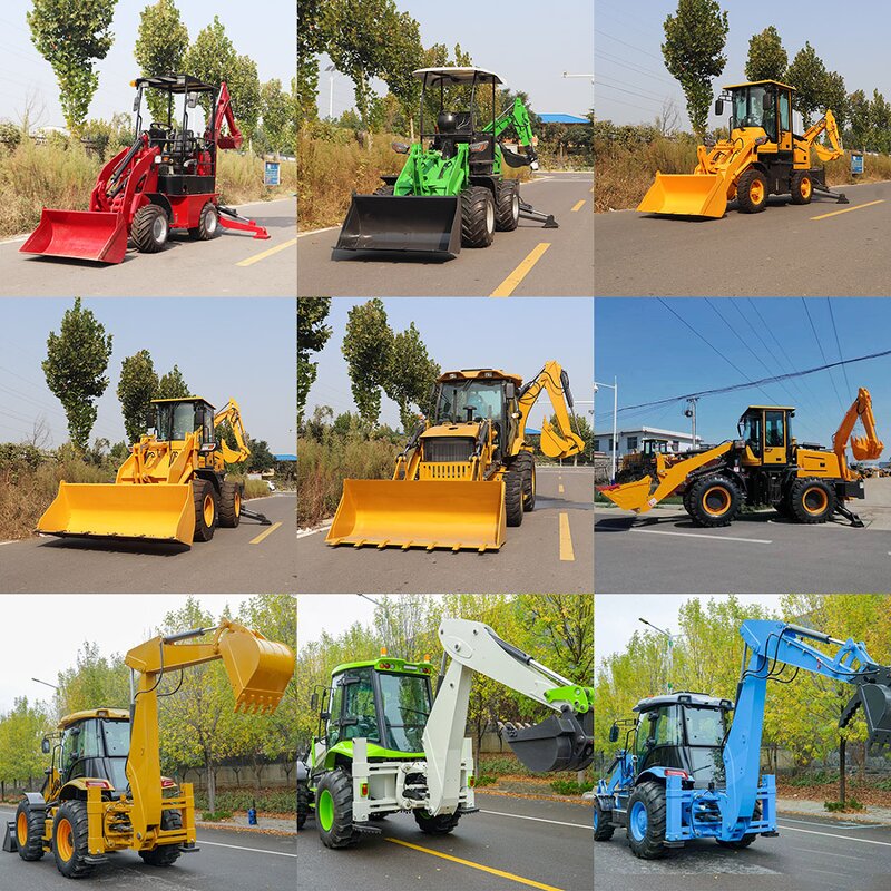 Backhoe Loader Factory - Mini Tractor Front End Loader Backhoe