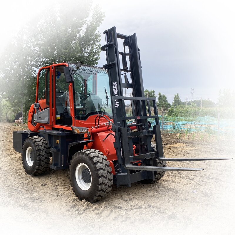Rough Terrain Forklift Manufacturer - Articulated Off Road Diesel Forklift