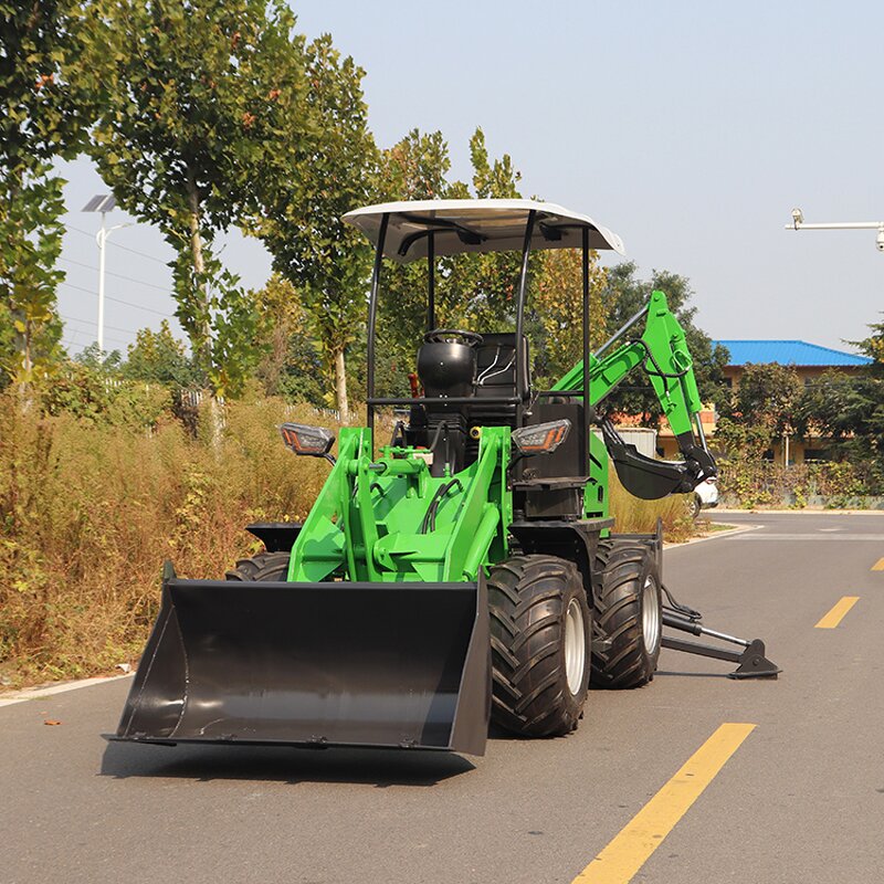 Backhoe Loader Manufacturer - CE EPA 4WD Towable Backhoe Loader