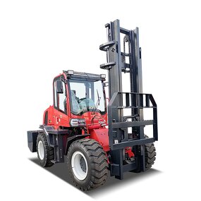Rough Terrain Forklift Factory - 1 Ton 4WD Fully Hydraulic Forklift