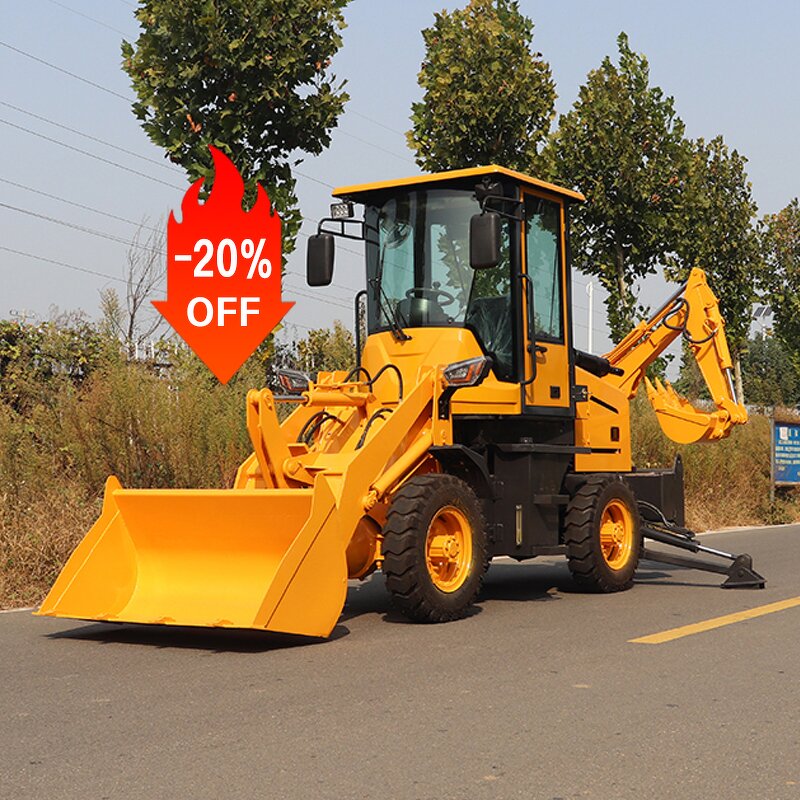 Backhoe Loader Manufacturer - 1 Ton Simple Dig Loader with Roof