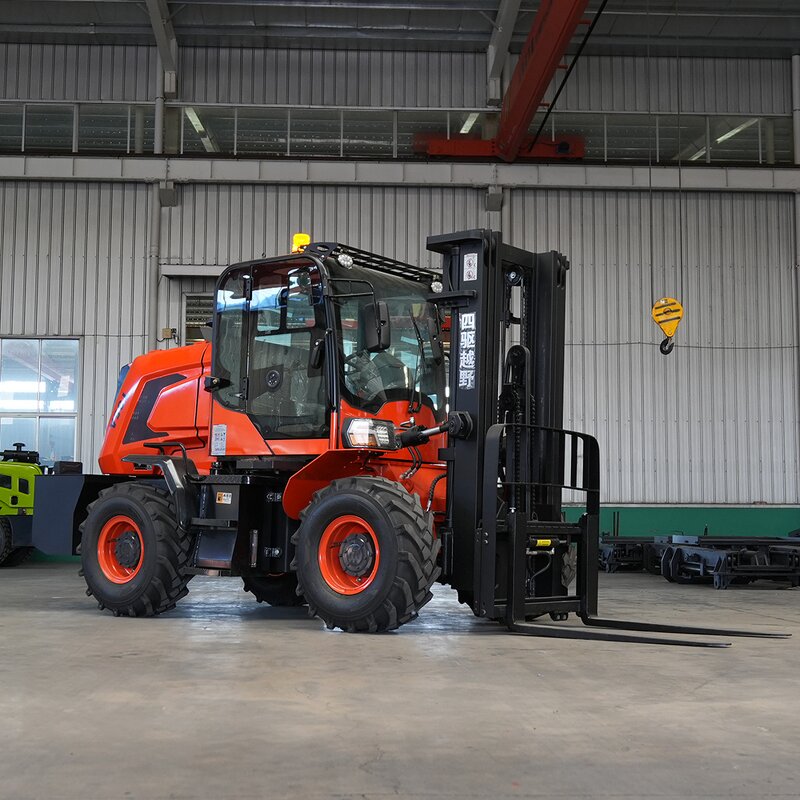 Rough Terrain Forklift Manufacturer - 4x4 Side Loader Farm Forklift