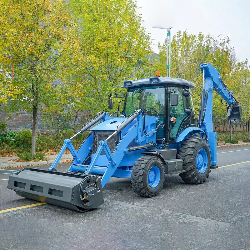 Backhoe Loader Supplier - 2.5-3 Ton 4x4 Earthmoving Backhoe Loader