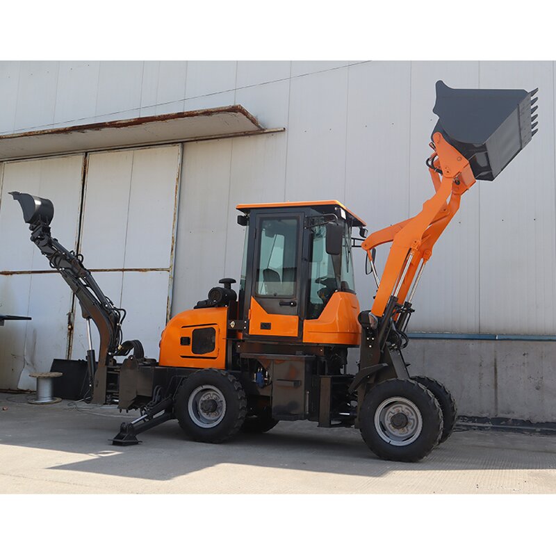 Backhoe Loader Manufacturer - EPA Engine 4x4 Mini Backhoe Loader