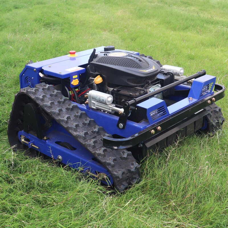 Remote Control Lawn Mower Factory - Crawler All Terrain Grass Cutter