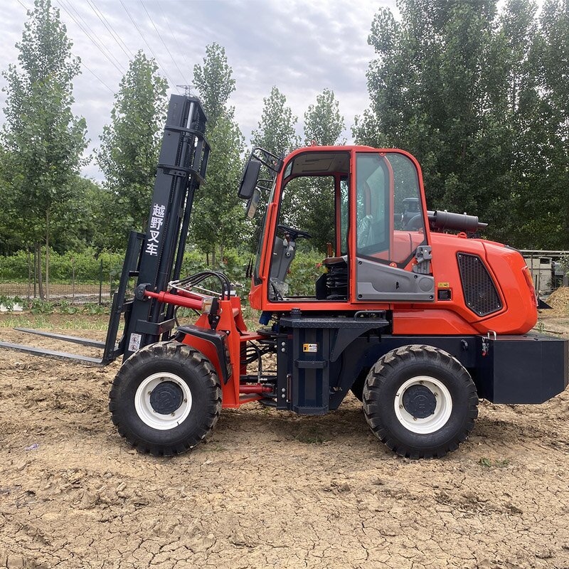 Rough Terrain Forklift Manufacturer - Articulated Off Road Diesel Forklift