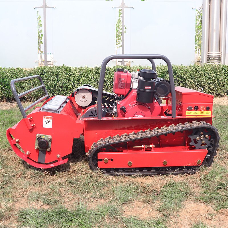 Remote Control Lawn Mower Manufacturer - 80-120cm Diesel Grass Cutter