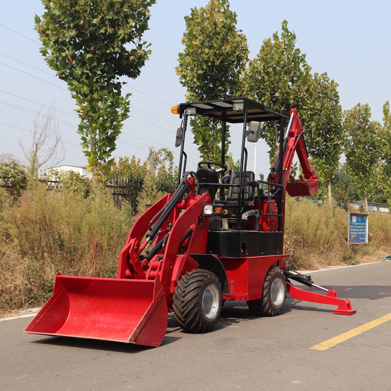 Backhoe Loader Supplier - Lateral Travel Hydraulic Backhoe Loader