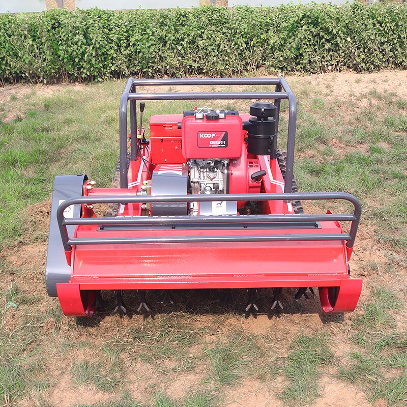Remote Control Lawn Mower Manufacturer - 80-120cm Diesel Grass Cutter