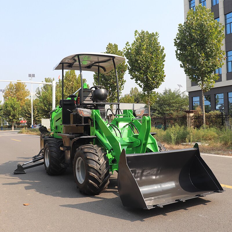 Backhoe Loader Factory - Lateral Travel Hydraulic Backhoe Loader