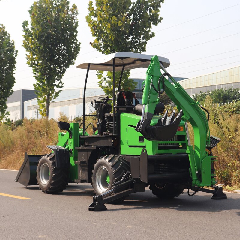 Backhoe Loader Supplier - 2.5-3 Ton 4x4 Earthmoving Backhoe Loader