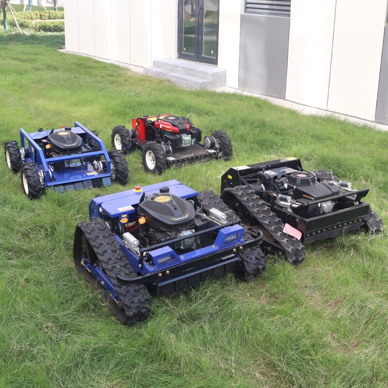 Remote Control Lawn Mower Supplier - All Terrain Crawler Weed Mower