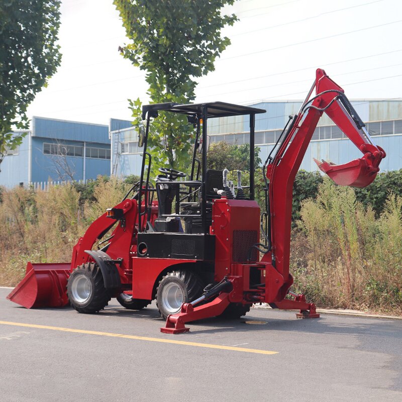 Backhoe Loader Manufacturer - 4x4 Compact Tractor Backhoe Loader
