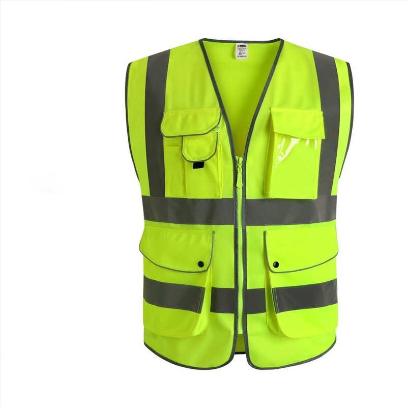 High Visibility Safety Vest Factory - Supertouch Multi-Pockets Winter Waistcoat
