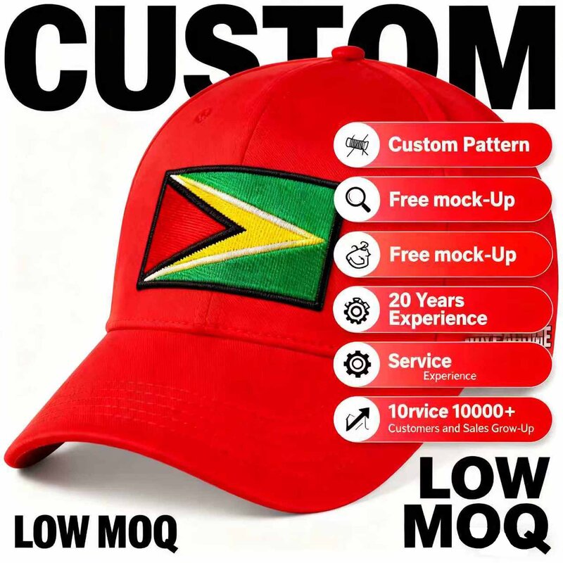 Guyana Independence Apparel Manufacturer - Custom Hats T-Shirts Wholesale Flag