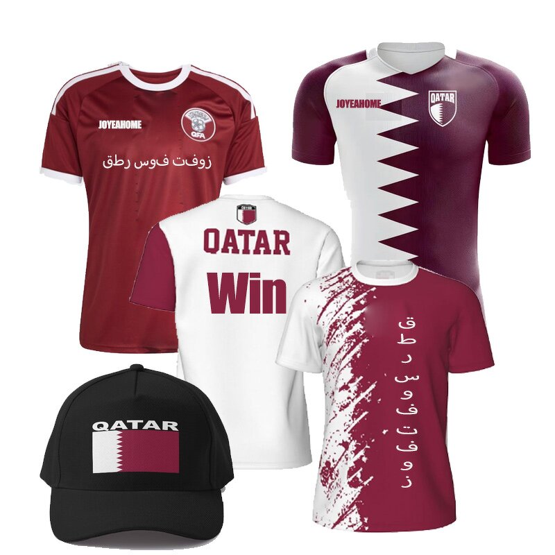 Qatar Soccer Jersey Factory - 2025-2026 Home Kit Custom Football Shirt