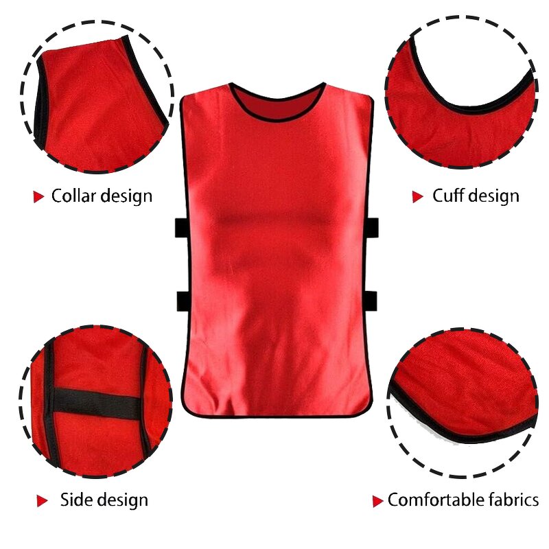 Soccer Training Bibs Manufacturer - Custom Number Pinnies & Sports Vests