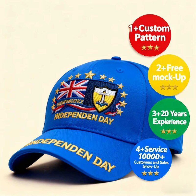Antigua Flag Baseball Cap Factory - Embroidered Independence Day Hat Customizable