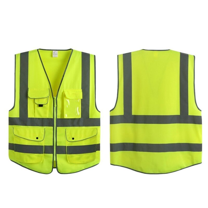 High Visibility Safety Vest Factory - Supertouch Multi-Pockets Winter Waistcoat