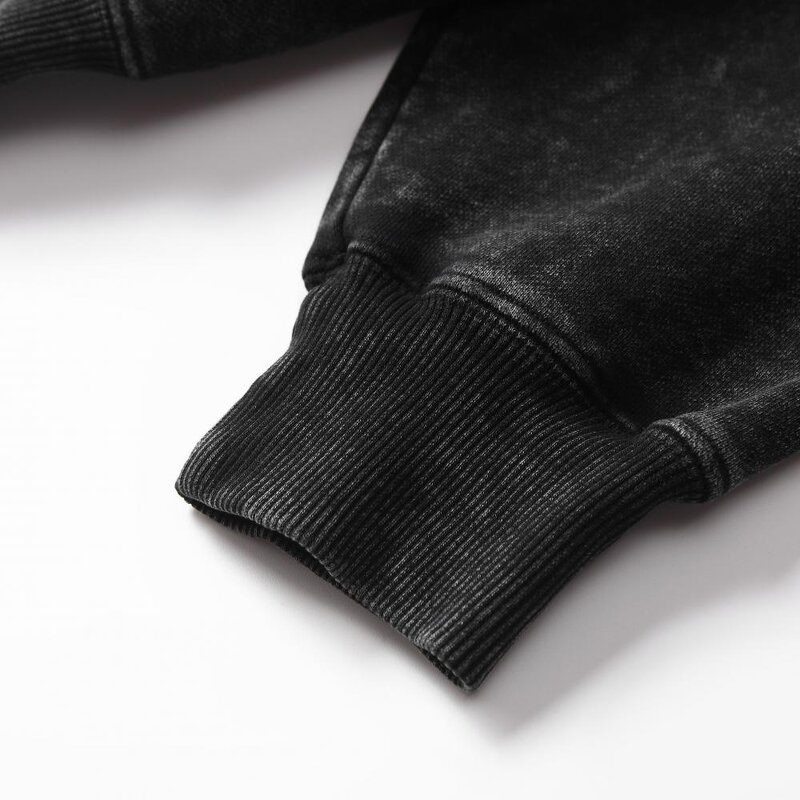 Vintage Oversize Hoodie Factory - Unisex Plus Size Washed Fleece Pocket