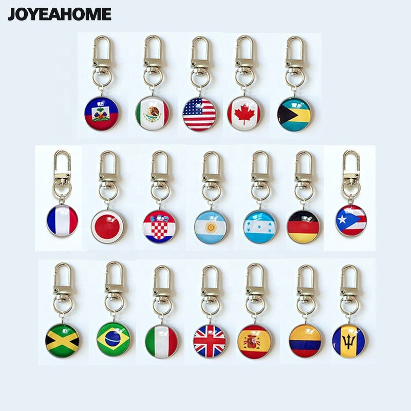 National Flag Keychain Manufacturer - Bulk Country Flag Key Fob Souvenir