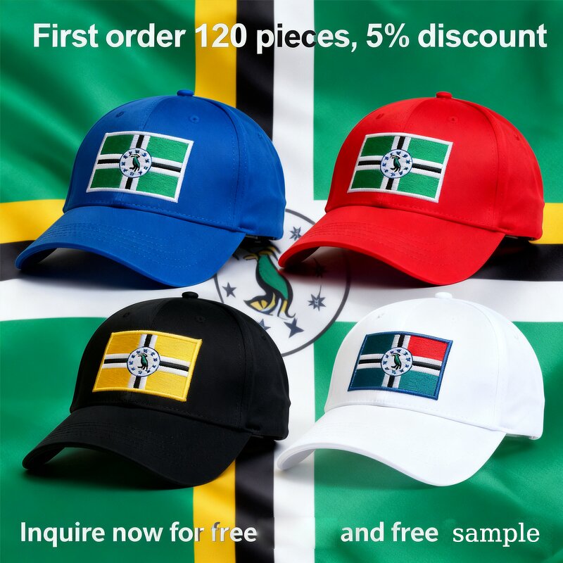 Dominica Independence Products Factory - 3D Full-Print Flag Hats Keychains Frames