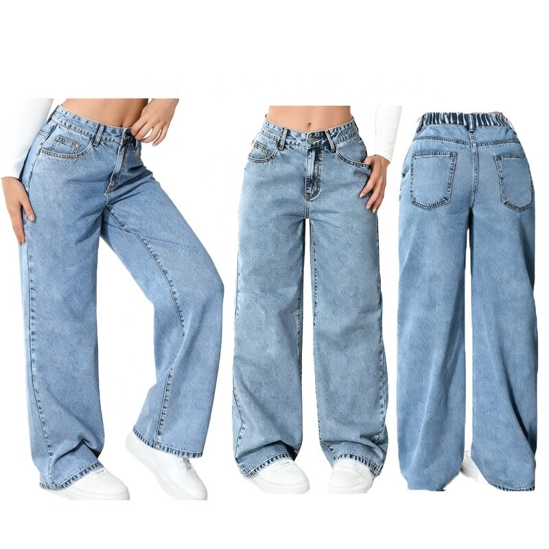 Women's Trendy Jeans Manufacturer - Plus Size Cargo Slim Fit Stretch Wholesale