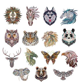 Animals Iron on Patches Factory - Colorful 3D Animal Heat Transfer Stickers Decals