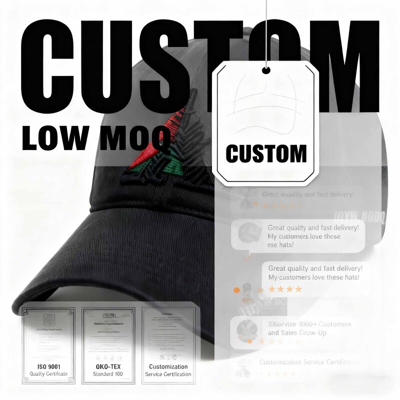 Martinique Independence Baseball Cap Factory - Custom 3D Full-Print Flag Hat Low MOQ