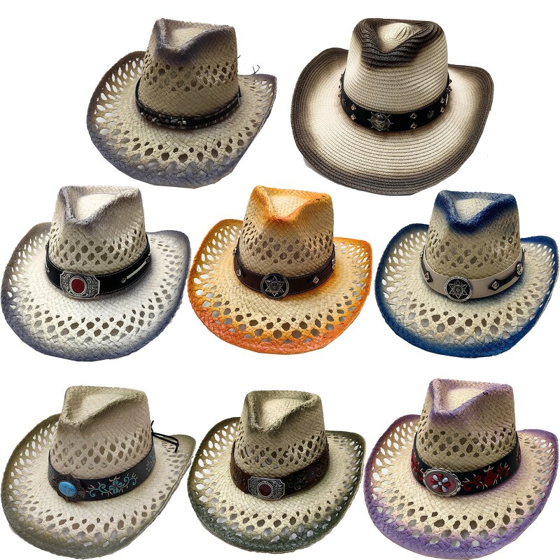 Customizable Cowboy Hat Manufacturer - Vintage Paper Material Unisex Adult Casual