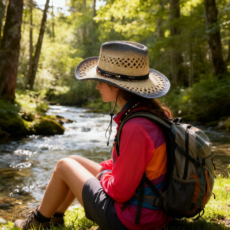Customizable Cowboy Hat Manufacturer - Vintage Paper Material Unisex Adult Casual