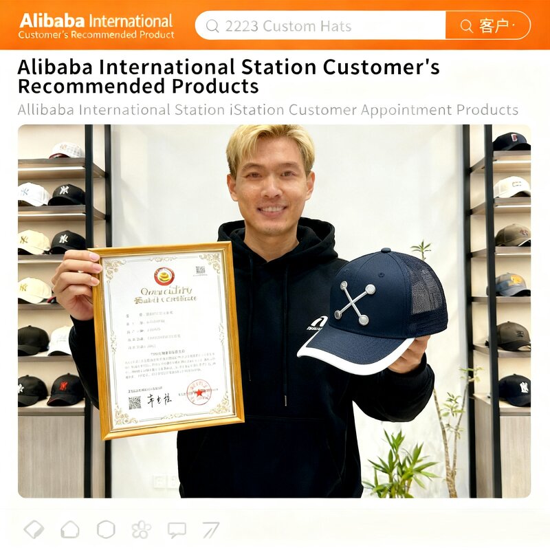 Rhinestone Denim Baseball Cap Factory - Personalized Custom Pattern Bulk Order