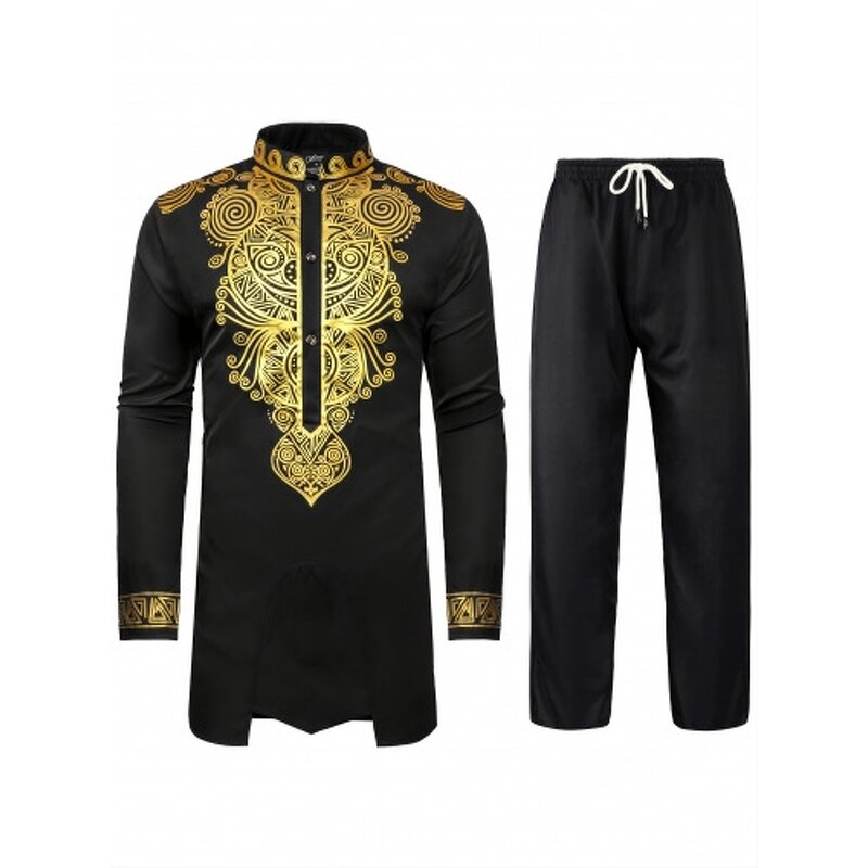 Men's Ethnic Wedding Suit Factory - South African Style 2-Piece Fleece Dress