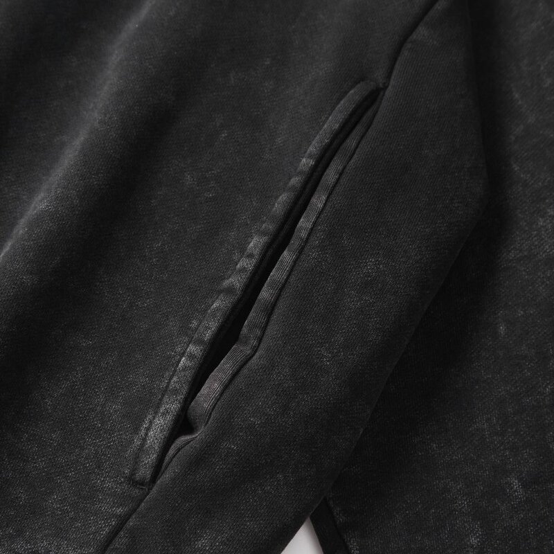 Vintage Oversize Hoodie Factory - Unisex Plus Size Washed Fleece Pocket