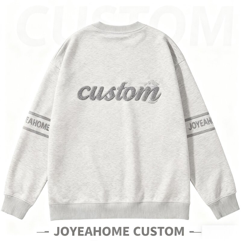 French Terry Sweatshirt Factory - Crew Neck Custom Design Wholesale Bulk