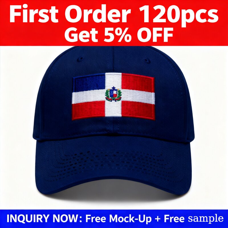 Dominican Independence Products Manufacturer - Custom Flag-Print Hats T-Shirts Hoodies