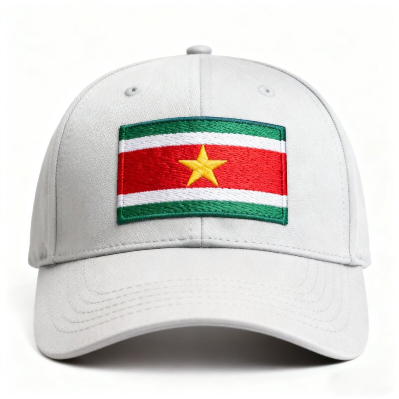 Suriname Flag Baseball Cap Manufacturer - Custom Embroidered Independence Day Hat
