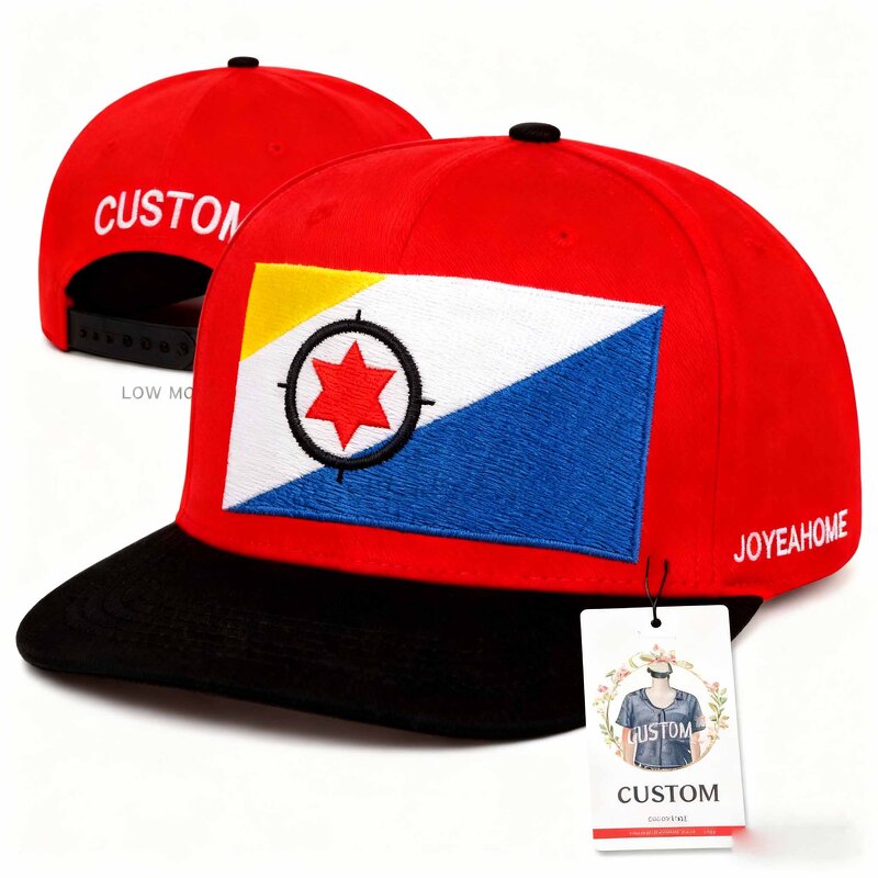 Bonaire Flag Baseball Cap Manufacturer - Embroidered Independence Day Hat 20-Yr Exp