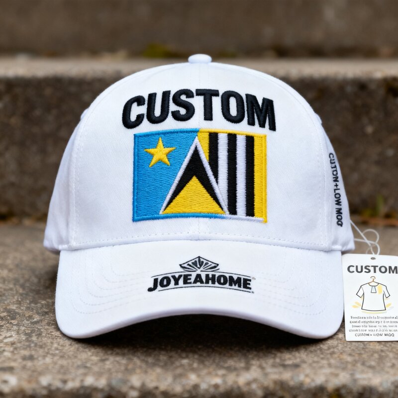 St. Lucia Flag Baseball Cap Manufacturer - 3D Embroidery Independence Day Hat