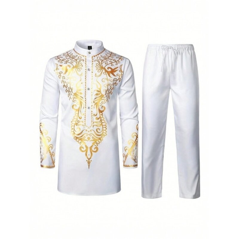 Men's Ethnic Wedding Suit Factory - South African Style 2-Piece Fleece Dress