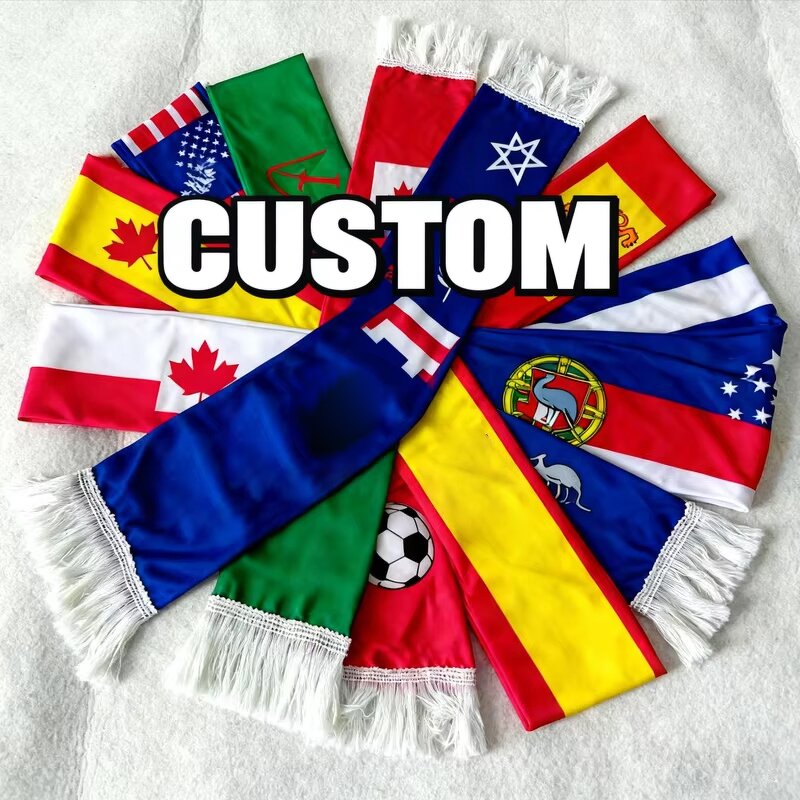 USA Fan Scarf Factory - Customizable Printed Team Logo Soft Anti-Pilling