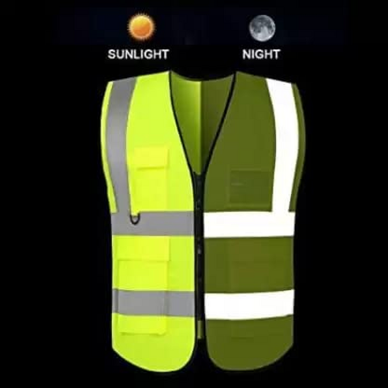Executive Safety Vest Manufacturer - Unisex Reflective V-Neck Canvas Winter