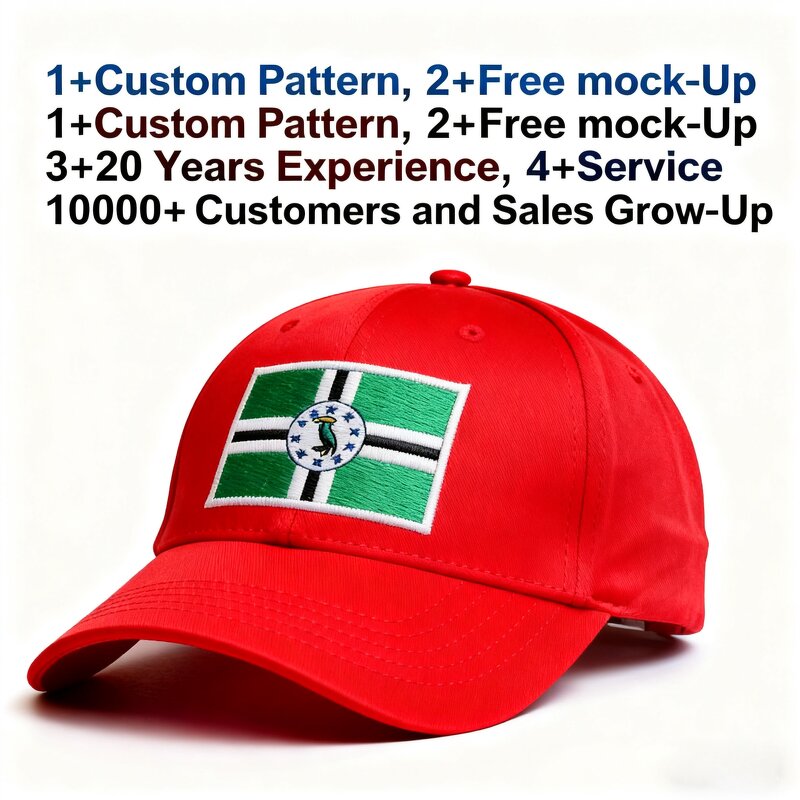 Dominica Independence Products Factory - 3D Full-Print Flag Hats Keychains Frames