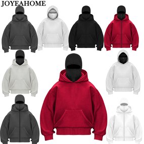 Double Hat Hoodie Manufacturer - Custom Logo Men Women Cotton Zipper ODM